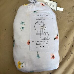 Love & Lore Medium Piped Pajama Set